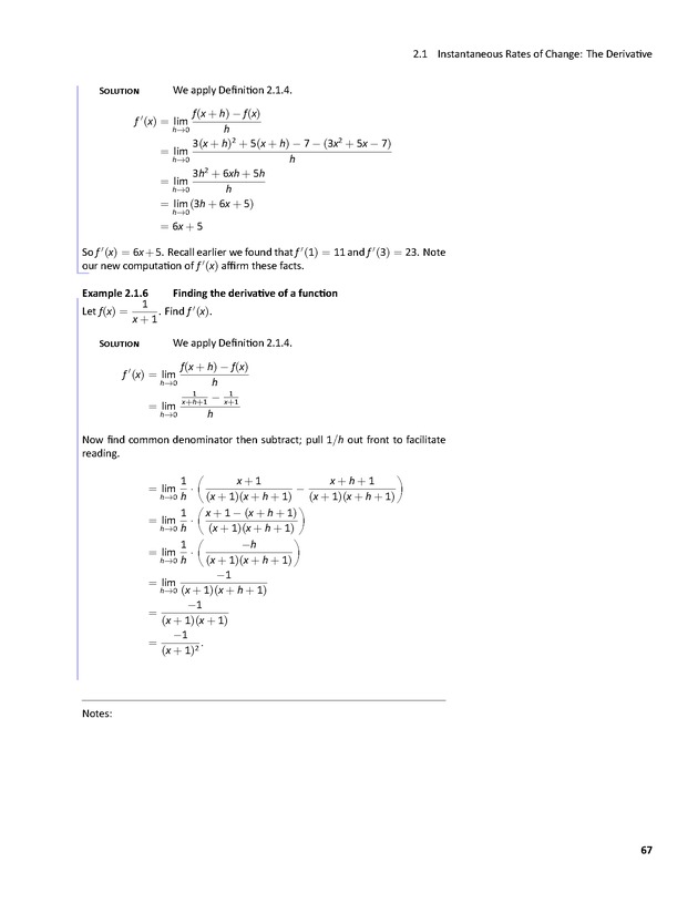 APEX Calculus - Page 67